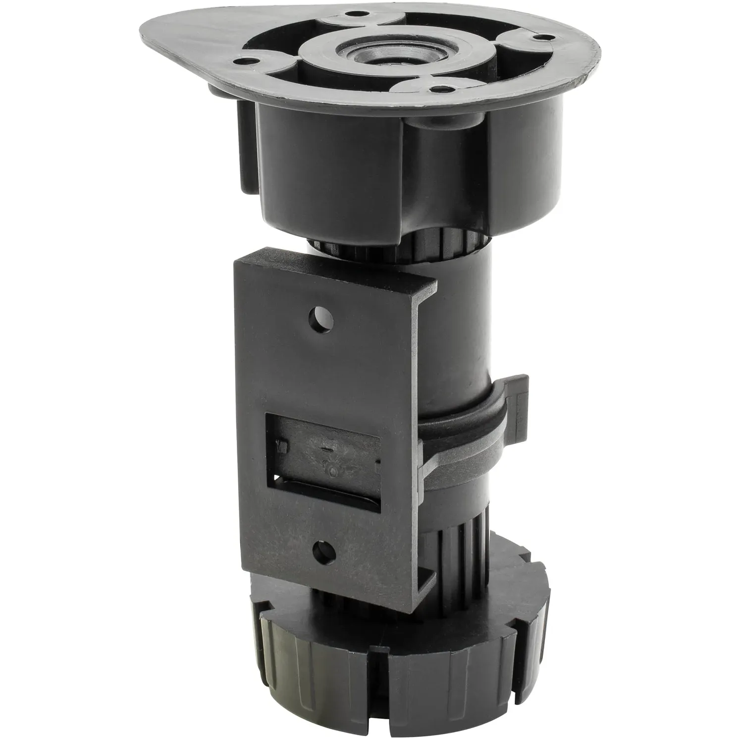 Wagner 12041500 piedini cucina regolabili neri 4pz 96-166mm