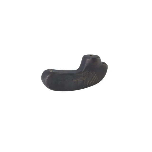 NIVA Design Inca pomello nero ottone goffrato