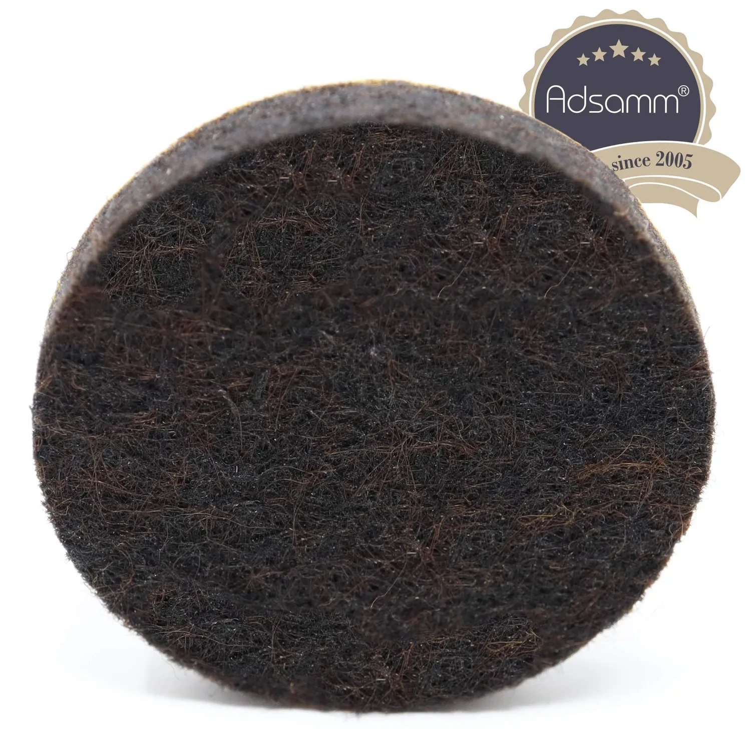 Adsamm feltrini autoadesivi Ø 36 mm marroni 4 pezzi feltro
