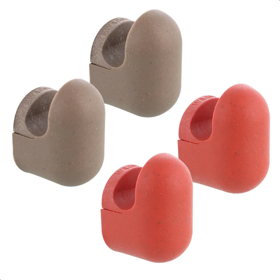Wagner hooks4home Pill ganci parete taupe corallo 4 pezzi