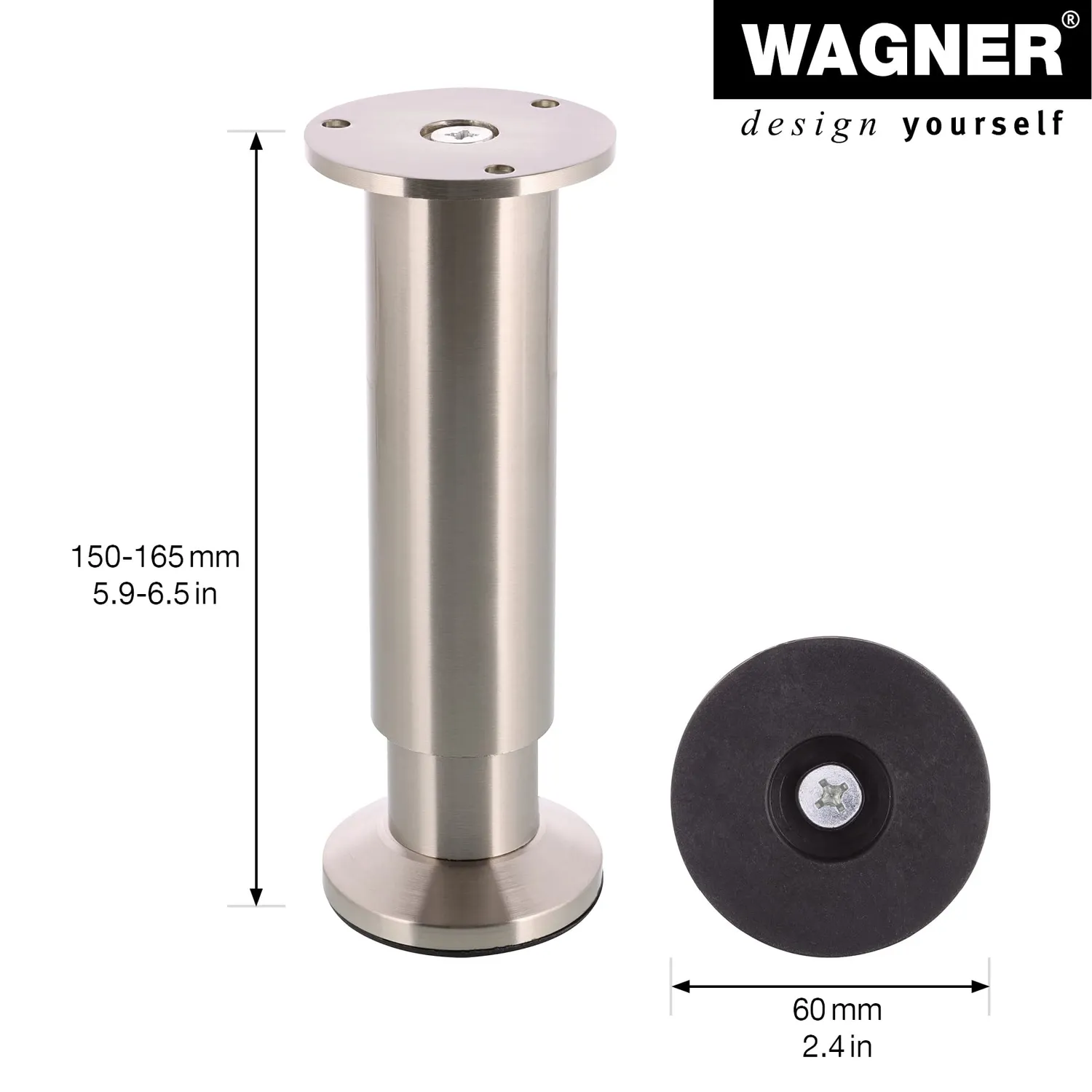 Wagner Design 150-170 mm gamba mobile regolabile