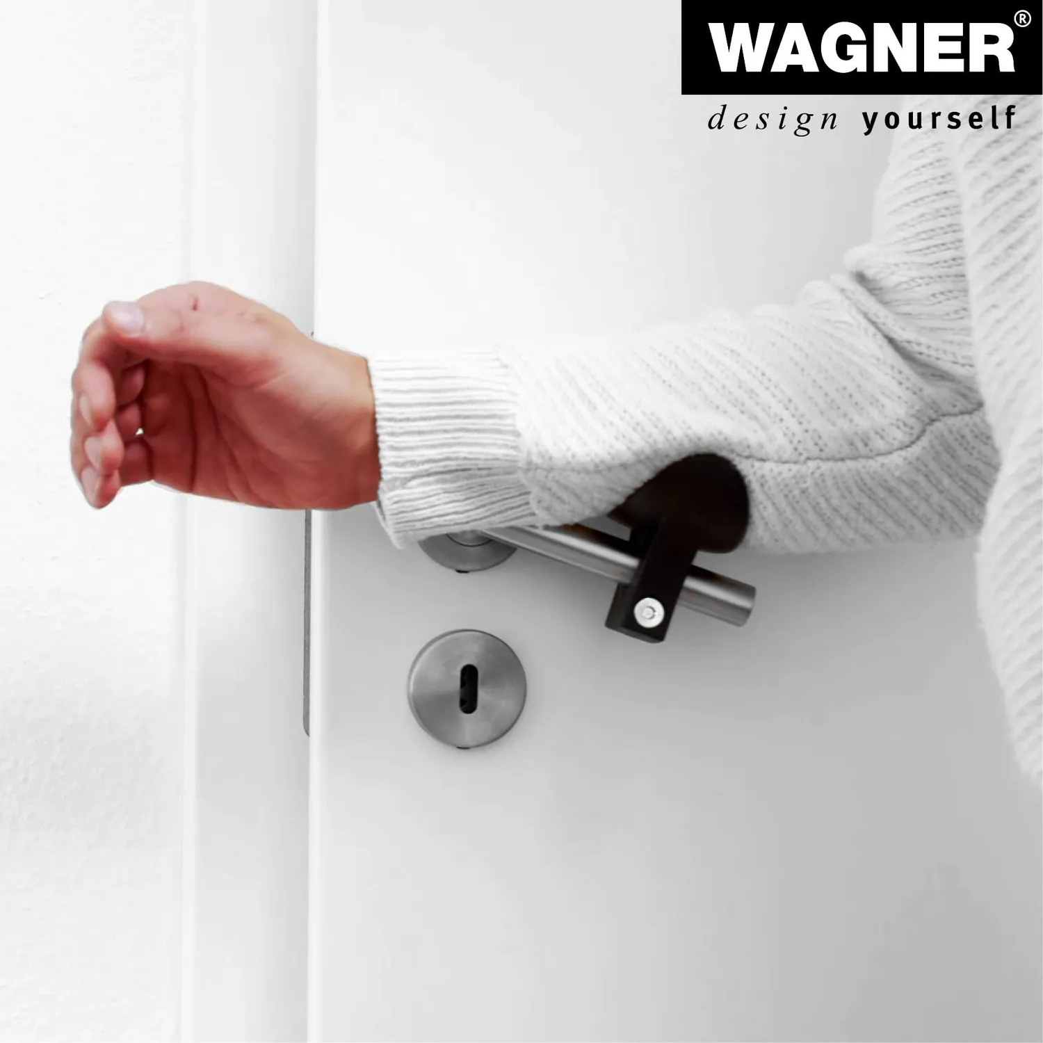 WAGNER Adattatore maniglie antibatterico 105 mm plastica