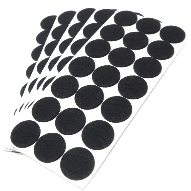Adsamm feltrini tondi 30 mm 105 pezzi neri