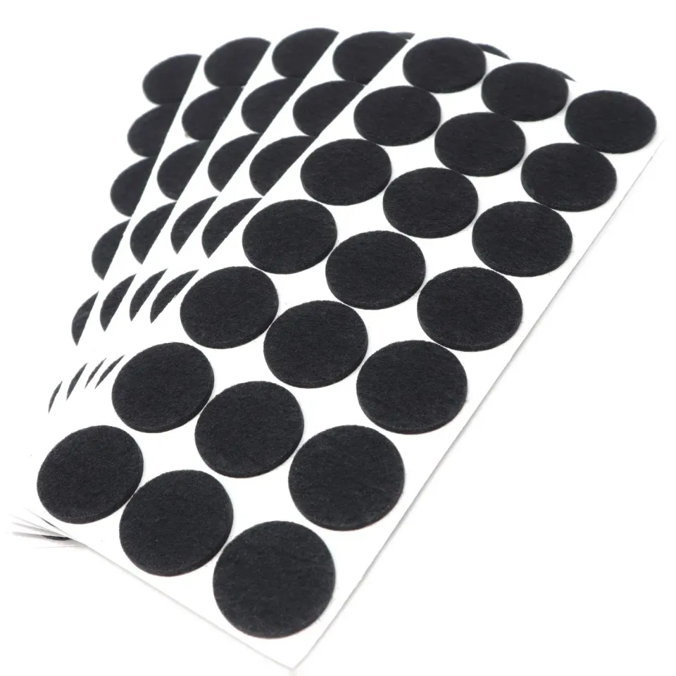 Adsamm feltrini tondi 30 mm 105 pezzi neri